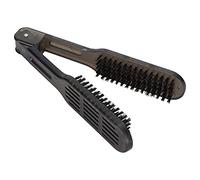 Brosse à Cheveux Double Face en Poils De Sanglier - Lissante, Antistatique, Professionnelle - Outil De Coiffure