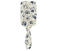 Brosse à cheveux douce et saine avec motif empreintes de pattes de chat et de chat pour cheveux fins avec poignée ergonomique cepillo para peinar