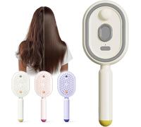 Brosse à cheveux électrique 3 en 1, brosse à cheveux 2026, brosse électrique de massage à la vapeur, peigne tout-en-un à coussin d'air pour contrôle des frisottis et antistatique