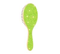 Brosse à cheveux en bois avec motif citron vert composé de tranche d'agrumes brosse plate pour cheveux fins brosses en bois pour cheveux brosse en bois naturel