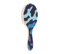 Brosse à cheveux en bois bleu poudré saphir pagaie brosses à cheveux pour femmes brosse à cheveux en bois pour femme brosse à cheveux naturels