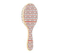 Brosse à cheveux en bois Brosse à cheveux en bois pour femmes Brosse à cheveux en bois naturel Patterns_scandinavian Christmas-08