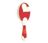 Brosse à cheveux en bois Happy Valentine's Day Love Heart Red Wood Paddle Brush For Hair Wooden Hair Brushes For Women Brush For Natural Hair