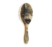 Brosse à cheveux en bois mystérieuse beauté Paddle Brosse à cheveux pour femme Brosse à cheveux en bois pour femme Brosse pour cheveux naturels