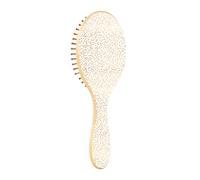 Brosse à cheveux en bois pagaie brosse à cheveux pour femmes brosse à cheveux en bois pour femmes brosse à cheveux naturel or rose confettis Dp-10