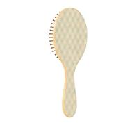 Brosse à cheveux en bois sans soudure Vintage Brun Bleu Bois Brosse Paddle Brosse en bois de croissance des cheveux Brosse de massage en bois