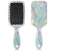Brosse à cheveux en forme de flamant rose tropical avec coussin d'air humide et sec - Brosse à cheveux démêlante en plastique pour enfants et adultes - Cadeau de rentrée scolaire pour homme et femme