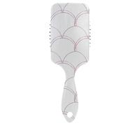 Brosse à cheveux en noix de coco pour cheveux épais, bouclés, longs, courts, humides ou secs, ajoute de la brillance et rend le peigne lisse pour homme, femme, enfant