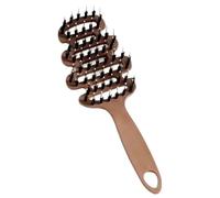 Brosse À Cheveux En Poils De Sanglier - ABS 20x7,3x4cm | Peigne Démêlant Volumateur | Peigne De Soin Capillaire Optimisé | Outil De Coiffage Doux Pour Des Cheveux Lisses Et Brillants, Un Massage Du