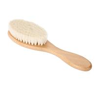 Brosse à Cheveux en Poils de Sanglier, Brosse à Cheveux Rétro Lisse, Outil de Nettoyage Compact des Cheveux et de la Barbe, Peigne à Shampoing Doux pour bébé, Brosse à Cheveux