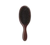 Brosse à cheveux en poils de sanglier, brosse à palette 100% pure poils de sanglier for femmes et hommes, fins, longs, bouclés ou tout type de cheveux, restaure la brillance et la texture et rend les