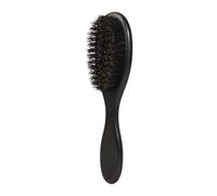 Brosse à cheveux en poils de sanglier - Brosse de coiffage courte pour barbe | Râteau de toilettage doux | Peigne en bois | Sac de voyage et bandeau spa Accessoires de coiffure pour homme et garçon