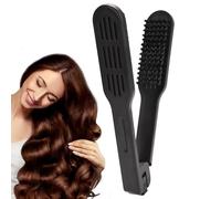 Brosse à cheveux en poils de sanglier, peigne de coiffage en forme de V, taille de 22 x 4 cm, léger et compact, outil de peignage pour salon de coiffure pour la maison et les voyages, femmes