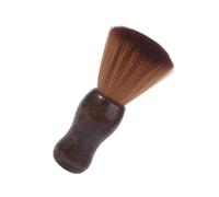 Brosse à cheveux en poils doux avec manche en bois pour un cou confortable pour épousseter les poils