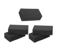 Brosse à Cheveux Éponge pour Hommes 5 Pièces Noire en Mousse | Légère et Multifonction, Usage Salon de Coiffure ou Maison, Lot de 5, Format Compact