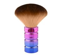 Brosse à cheveux ergonomique en nylon souple galvanisé pour salon ou maison (or rose)
