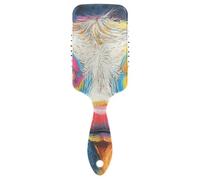 Brosse à cheveux esthétique en forme de vache de style contemporain coloré pour la croissance des poils. Brosse de massage conçue pour les cheveux fins avec poignée ergonomique cepillo para pelo