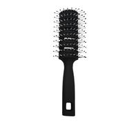 Brosse à cheveux évacués | Brosse à cheveux de style rapide | BRUSH PAISE DE VENILATION CURVÉE PROFESSIONNELLE | Outil de style haiir idéal pour sécher, démêler et ajouter du volume