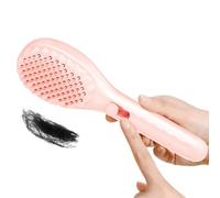 Brosse à cheveux facile à nettoyer, peigne de massage du cuir chevelu extensible, brosse à cheveux antistatique multifonctionnelle, pour femmes et filles, peigne de massage du cuir chevelu