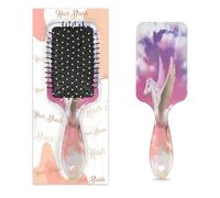 Brosse à cheveux fantaisie en poils de cheval humide et sec avec coussin d'air - Brosse à cheveux démêlante en plastique pour enfants et adultes - Cadeau de rentrée scolaire pour femme et homme
