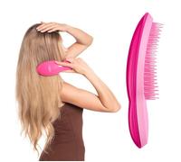 Brosse à Cheveux Fins Nœuds Abîmés Cassants Rose