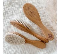 Brosse À Cheveux For Bébé En Bois Personnalisée, Idée Cadeau Naissance, Brosse À Poils Doux Personnalisable Avec Prénom, Baptême, Personnalisable Brosses Et Peignes, Produit Bebe Naissance Hygiène