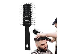 Brosse à cheveux incurvée et démêlante - Brosse à cheveux ventilée antistatique, brosse à cheveux ventilée pour un séchage plus rapide, brosse démêlante adaptée aux cheveux longs, épais, bouclés