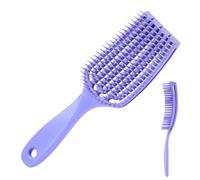 Brosse À Cheveux Incurvée - Massage Lissage Détestler Ventilé | Brusque De Peignage Facile Pour Les Cheveux Longs Et Courts | Conception Anti-pullle Légère | Idéal Pour Voyager, Chambre À Coucher, Toi