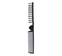 Brosse à cheveux latérale pliable portable - Peigne à dents fines antistatiques - Outil de coiffage léger pour hommes avec design de poche pliable pour un entretien rapide pour les rendez-vous, les