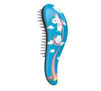 Brosse à cheveux licorne, bleue