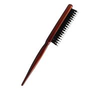 Brosse À Cheveux Lissante, Brosse À Cheveux Avec Poils | Brosse À Cheveux Lissante - Brosse À Cheveux Coiffante Pour Femme, Peigne Taquin Pour Lisser Avec Manche en Bois