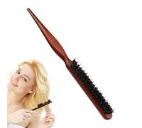 Brosse à cheveux lissante, brosse à cheveux avec poils - Peigne taquin pour femmes,Brosse à poils naturels doux pour cheveux fins et fins, brosse à cheveux ergonomique pour femmes et hommes
