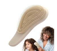 Brosse à cheveux lissante, brosse à cheveux de massage - brosse tangente pour cheveux de massage du cuir chevelu - brosse lisse pour cheveux bouclés, brosse démêlante pour massage