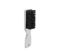 Brosse à cheveux lisse et lisse pour coiffer, polir, poser les cheveux à plat pour créer une coiffure élégante sans frisottis pour homme avec poignée en plastique