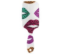 Brosse à cheveux longs et douce pour les lèvres - Motif léopard - Brosse de massage pour cheveux fins avec poignée ergonomique