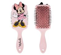 Brosse à cheveux Minnie Mouse - Couleur rose - Fabriquée en plastique ABS - Durable et résistante - Design en forme de Minnie - Produit original conçu en Espagne
