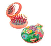 Brosse à Cheveux Miroir 2 en 1 - Lady Retro - Tropical