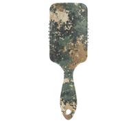 Brosse à cheveux moderne vert militaire pour le séchage au sèche-cheveux. Masseur de cuir chevelu pour cheveux bouclés avec poignée ergonomique cepillo para cabello de mujer