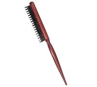 Brosse à cheveux multifonction en poils de sanglier - Brosse à barbe - Peigne fin pour homme et femme