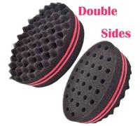 Brosse à cheveux naturel éponge Afro bouclé Weave craint Sponge Magic Twist cheveux