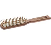 Brosse à cheveux Nippes Bâtons en bois véritable ovale Nr.H14 1 pc