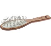 Nippes Brosse à cheveux pneumatique, grand ovale, hêtre, broches double tête en acier 1 pc(s)