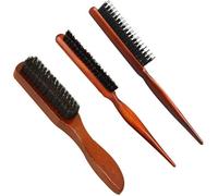 Brosse à Cheveux - Non spécifié - Ensemble de 3 - Poils de Sanglier - Multi-fonctionnelle - Pour Adultes