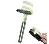 Brosse à cheveux - Outil de nettoyage 2 en 1 - Brosse à cheveux - Outil de nettoyage pour enlever la poussière - Accessoire de beauté antidérapant pour salon, femme, famille, salle de bain
