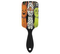 Brosse à cheveux Paddle pour tous types de cheveux, Halloween monstres | Trous de ventilation, corps en plastique Gpps, doux pour le cuir chevelu, pour un usage domestique
