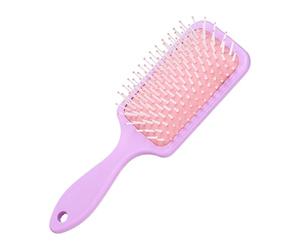 Brosse À Cheveux Palette - Démêlante Avec Poils De Massage, Peigne Antistatique, Lissante Rectangulaire Pour Un Coiffage Doux | Soins Femmes Et Hommes, Longs, Courts, Épai