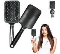 Brosse à cheveux palette pour cheveux mouillés, brosse à cheveux démêlante pour tous les types de cheveux, élimine les nœuds, réduit la casse, séparation, convient pour les femmes, les hommes, les