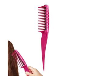 Brosse à cheveux - Peigne anti-épissure 28 cm x 5,4 cm, peignes de teinture pour cheveux, peignes à rouleau démêlant, design à queue pointue, peigne à cheveux anti-épissure pour salon de coiffure