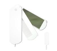 Brosse à cheveux pliable avec miroir - Peigne pliable, bâton de toilettage compact | Brosse démêlante portable pour voyage, brosse combinée pratique avec miroir - Sac de sport, trousse de maquillage