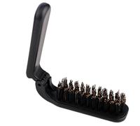 Brosse À Cheveux Pliable - Brosse À Barbe Avec Poils De Sanglier, Brosse À Barbe De Voyage | Brosse À Cheveux De Poche Antistatique Pour Hommes, Outil De Coiffure Portable Pour Soigner La Moustache